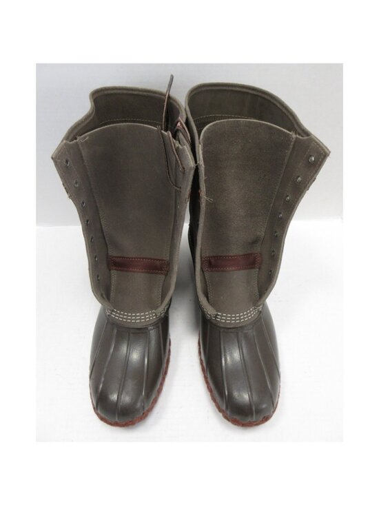 LL Bean Bean Boots 10 M Signature Primaloft Leather Insulated Duck USA main image 11